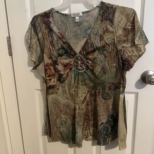 Dress Barn 2x Top